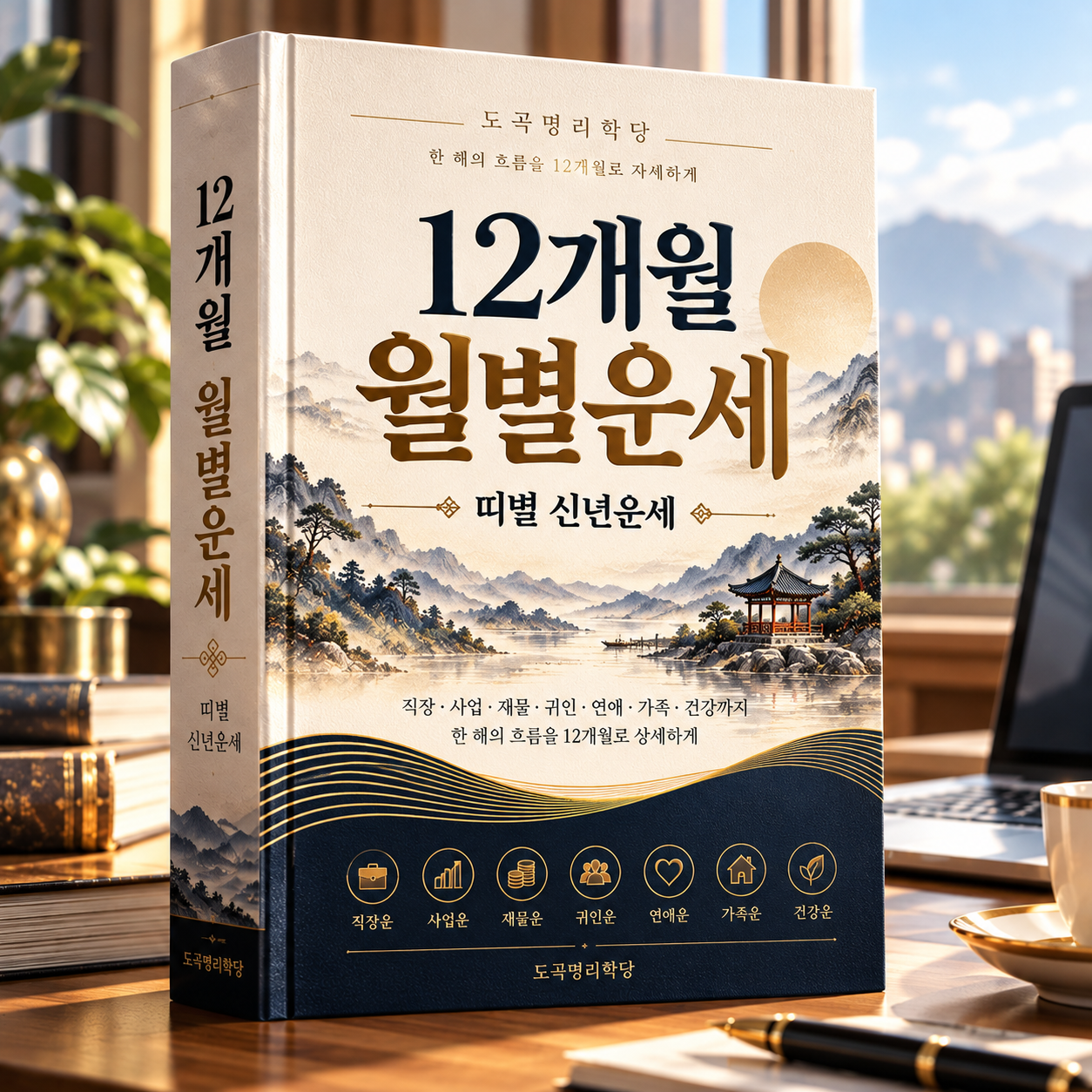 12개월 월별운세 책 표지